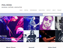 Tablet Screenshot of philrossi.net